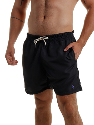 Short Polo Ralph Lauren Masculino Swimwear Preto