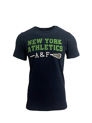 Camiseta Abercrombie Masculina Athletics Marinho