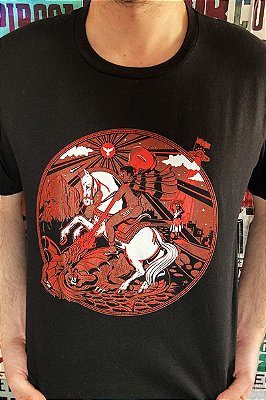 Camiseta Salve Jorge por Peu Dourado