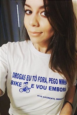 Camiseta Drogas Eu Tô Fora