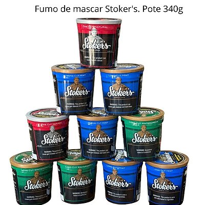 Stoker's Fumo de Mascar 340g Tabaco para Mascar Pote Original