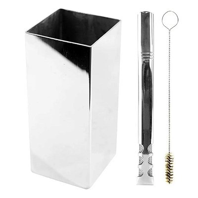 Copo Inox e Bomba de Teerere - kit perfeito