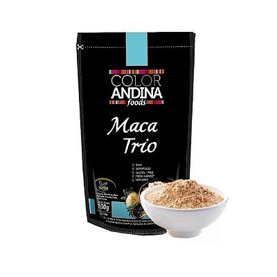 Maca Peruana Trio em pó 100% pura | direto dos Andes 100gr