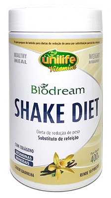 Biodream Shake Diet Baunilha 400g Unilife