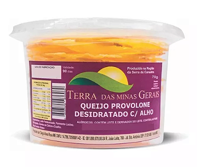 Queijo Provolone Desidratado C/ Alho 70g TERRA DAS MINAS GERAIS