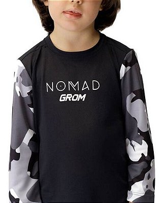 Camisa Infantil Bike Nomad Grom Camuflada
