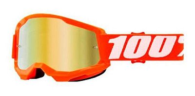 Óculos 100% Strata 2 Espelhado Orange