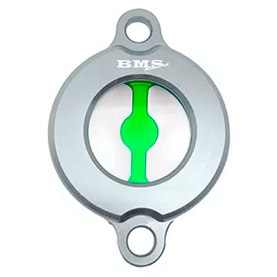 Tampa do Filtro de Óleo com Visor KAWASAKI KXF 250 05-19 KX 250 20-23 KX 250X 22 BMS