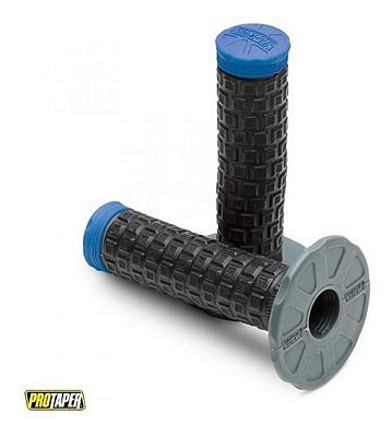 Manopla Pro Taper Pillow Top Lite Cinza/preto/azul