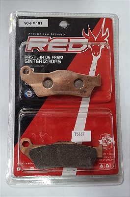 PASTILHA FREIO DIANT KTM/SHERCO/HUSQ TODAS - RED DRAGON