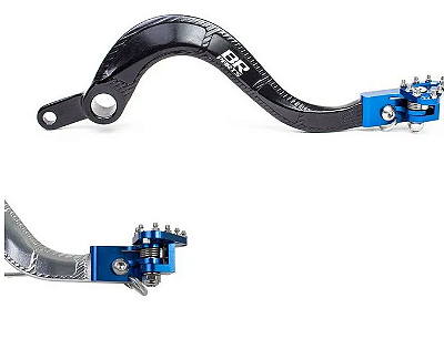 PEDAL FREIO YZF 250 10/20 ALUMINIO (AZUL) BR PARTS