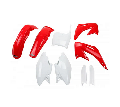 Plástico Kit Cr 125 02/03 + Cr 250 02/03 - Oem ( C/ Protetor De Bengala) - Ufo