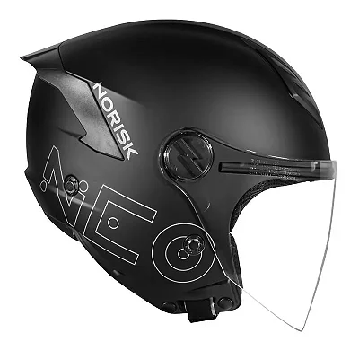 Capacete Moto Norisk Darth Preto Fosco 4 Em 1 Lj @#