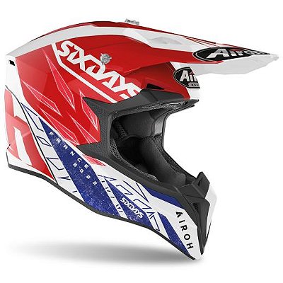 Capacete Airoh Wraap Six Days France Gloss