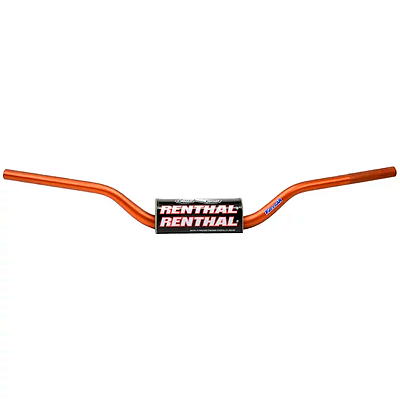 Guidão Renthal Fatbar 28mm Médio 604 Ricky Carmichael Laranja