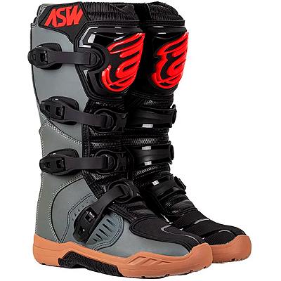 Bota ASW Image Enduro - Preto/Cinza