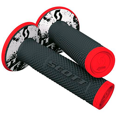 Manopla Scott SX II + Donuts Preto/Vermelho