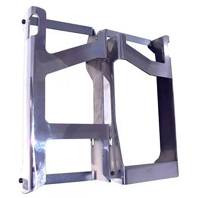Protetor de Radiador KAWASAKI KXF 450 10-15 Envolvente Start Racing Polido