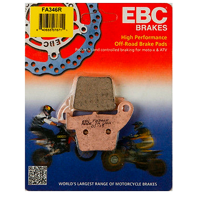 Pastilha de Freio HONDA CRF 150R/250/450 02-24 CR 125/250 02-24 CRF 250F 19-24 Traseira  EBC SINTERIZADA