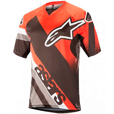 Camisa Alpinestars Racer SS Vermelho/Preto