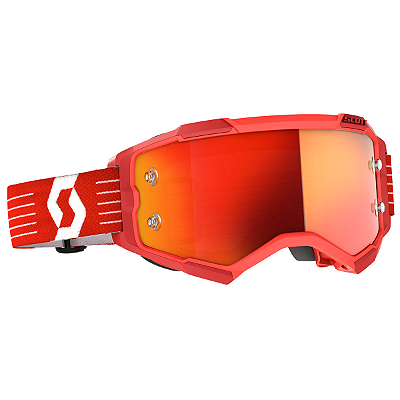 Óculos Scott Fury Vermelho Claro Orange Chrome Works