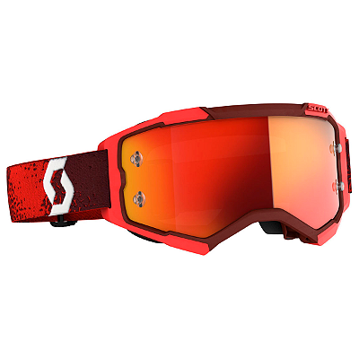 Óculos Scott Fury Vermelho Orange Chrome Works