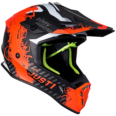 Capacete Just1 J38 Mask Laranja