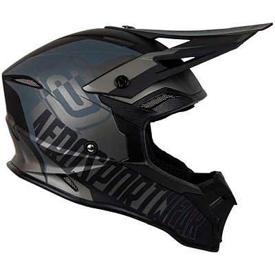 Capacete ASW Fusion 2.0 Dash Preto Chumbo/Cinza