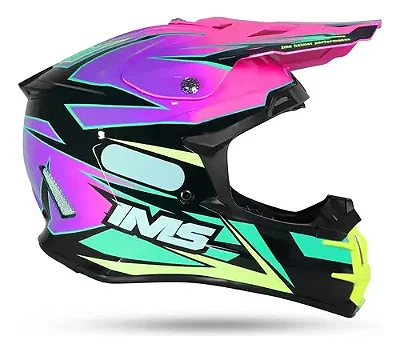 Capacete IMS EVO Rosa/Roxo