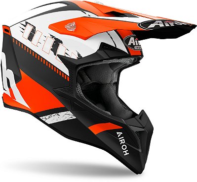 Capacete Airoh Wraap Feel Laranja fosco 2025