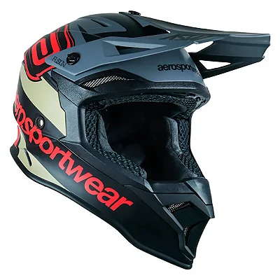Capacete Asw Fusion 2.0 Relay Cinza Vermelho