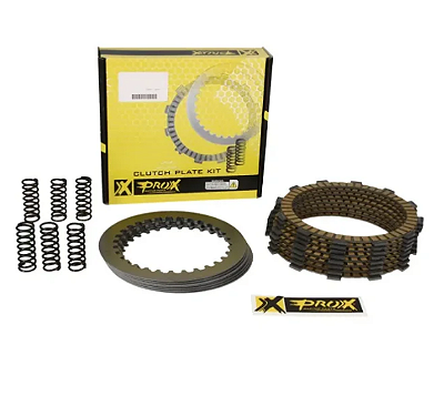 Discos de Embreagem KAWASAKI KXF 450 21/25 KX 450X 21/25 + Separadores + Molas ProX