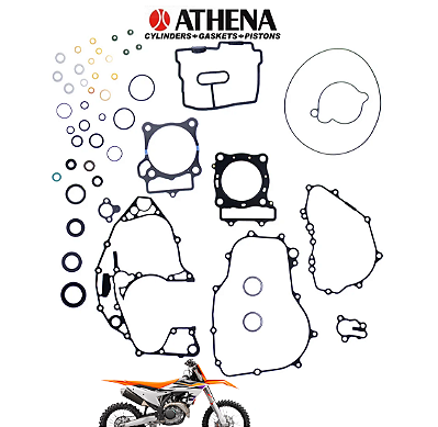 Jogo de Juntas KTM 350 SXF 23/23 c/ Retentor De Válvula + Borrachas Athena