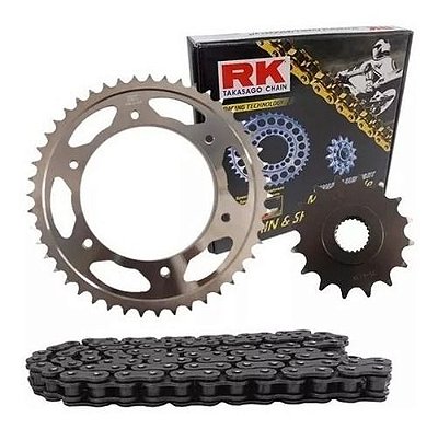 Kit Transmissão Relação RK YAMAHA MT 07 C/ Retentor 43/16