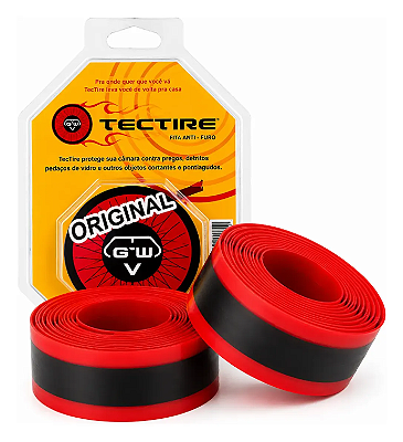 Fita Anti Furo Bike Pneu MTB Tectire Vermelho