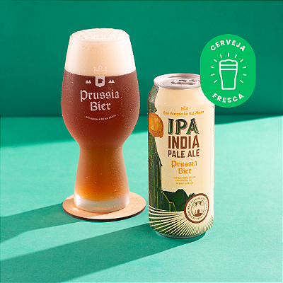 English IPA Prussia Bier unidade - Lata 473ml