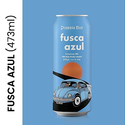 CERVEJA FUSCA AZUL AMERICAN IPA LATA 473ML UNIDADE
