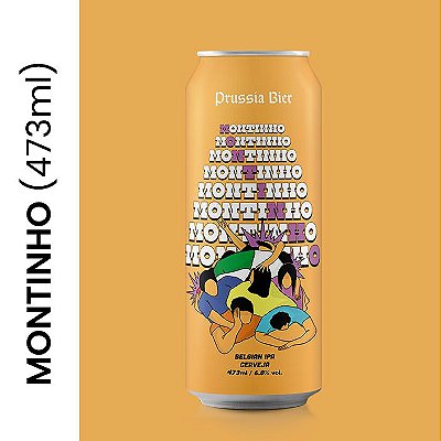 Cerveja Montinho (Belgian IPA) unidade - Lata 473ml