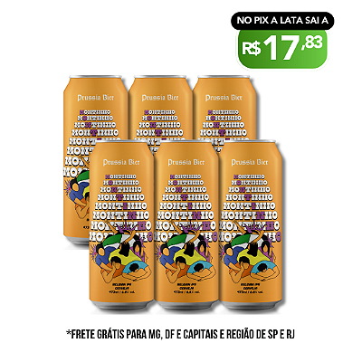 Montinho - Belgian IPA - 6 latas 473ml
