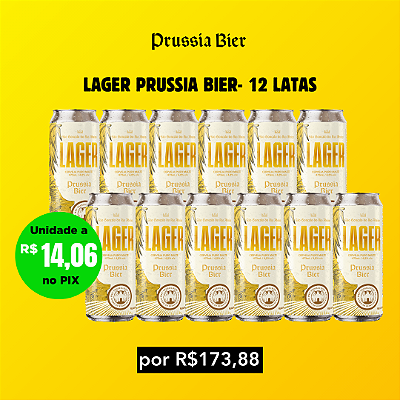 Kit Festa Lager Prussia Bier - 12 Latas 473ml