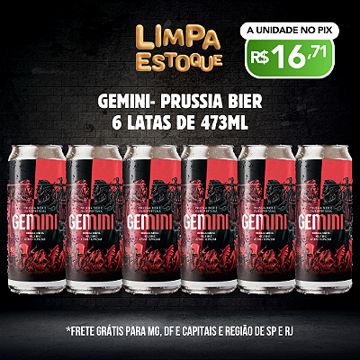 Gemini RIS com Whisky - 6 Latas 473ml