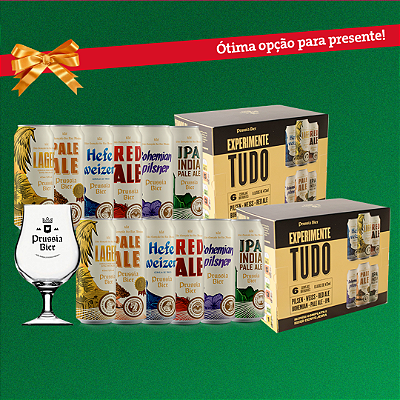 2 Packs Experimente Tudo + Taça - 12 latas 473ml