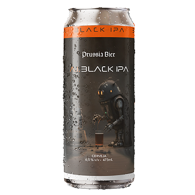 CERVEJA A.I. BLACK IPA LATA 473ML UNIDADE
