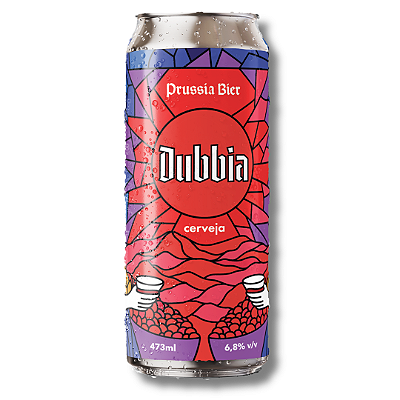 Dubbia (Belgian Dubbel) Prussia Bier unidade - Lata 473ml