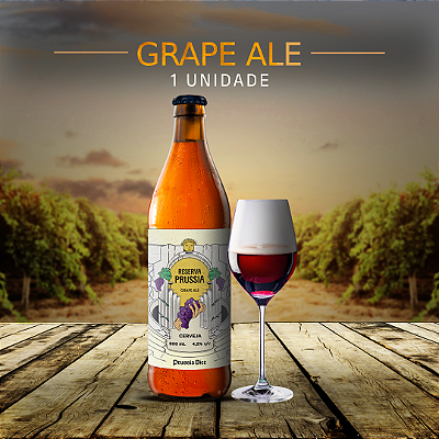 CERVEJA GRAPE ALE GARRAFA 500ML UNIDADE