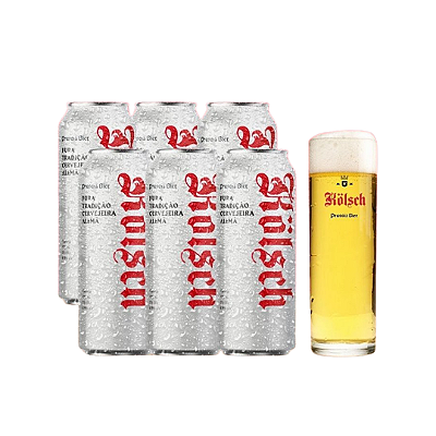 6x Kolsch + Copo Stange - 6 cervejas