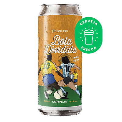Bola dividida (Imperia Hazy IPA) Prussia Bier unidade - Lata 473ml