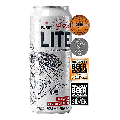 CERVEJA PILSEN LITE FURST LATA 473ML UNIDADE