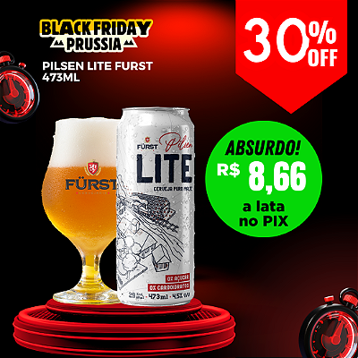 CERVEJA PILSEN LITE FURST LATA 473ML UNIDADE