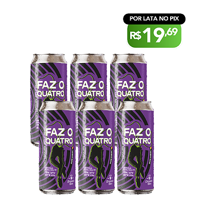 Faz o Quatro - Quadrupel - 6 Latas 473ml